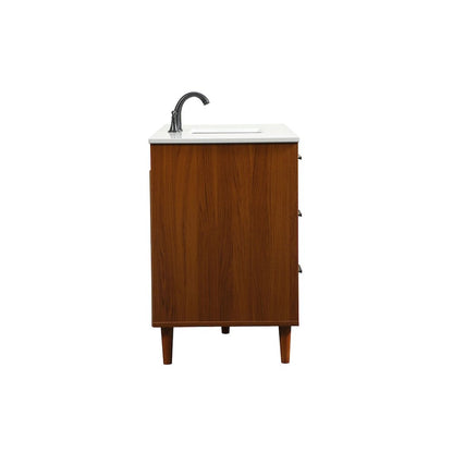 48 inch bathroom vanity in Teak