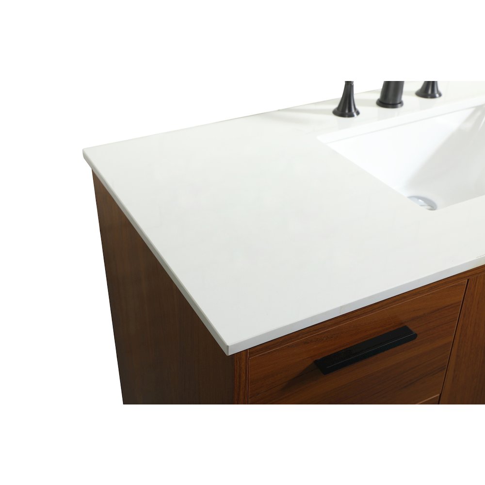 48 inch bathroom vanity in Teak