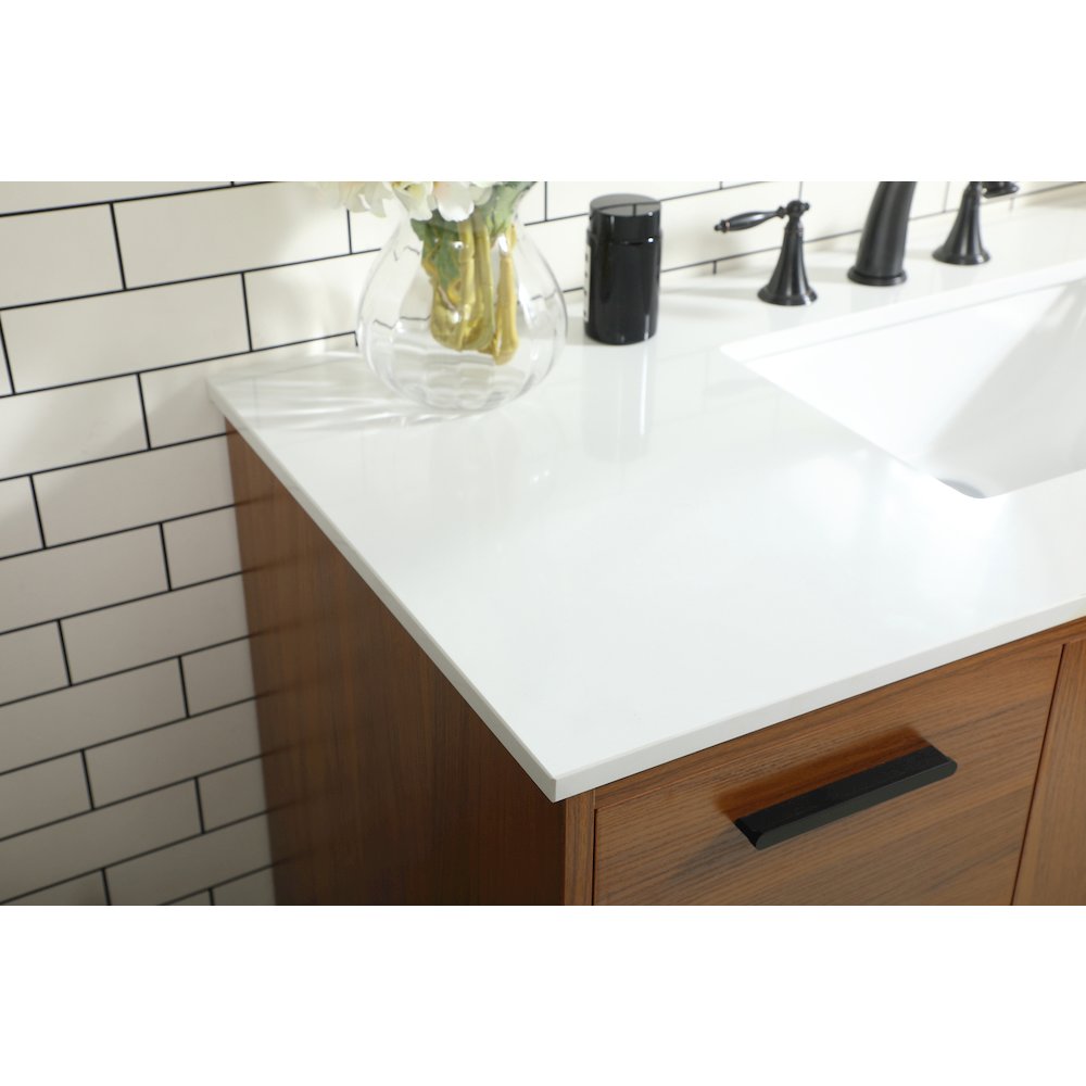 48 inch bathroom vanity in Teak