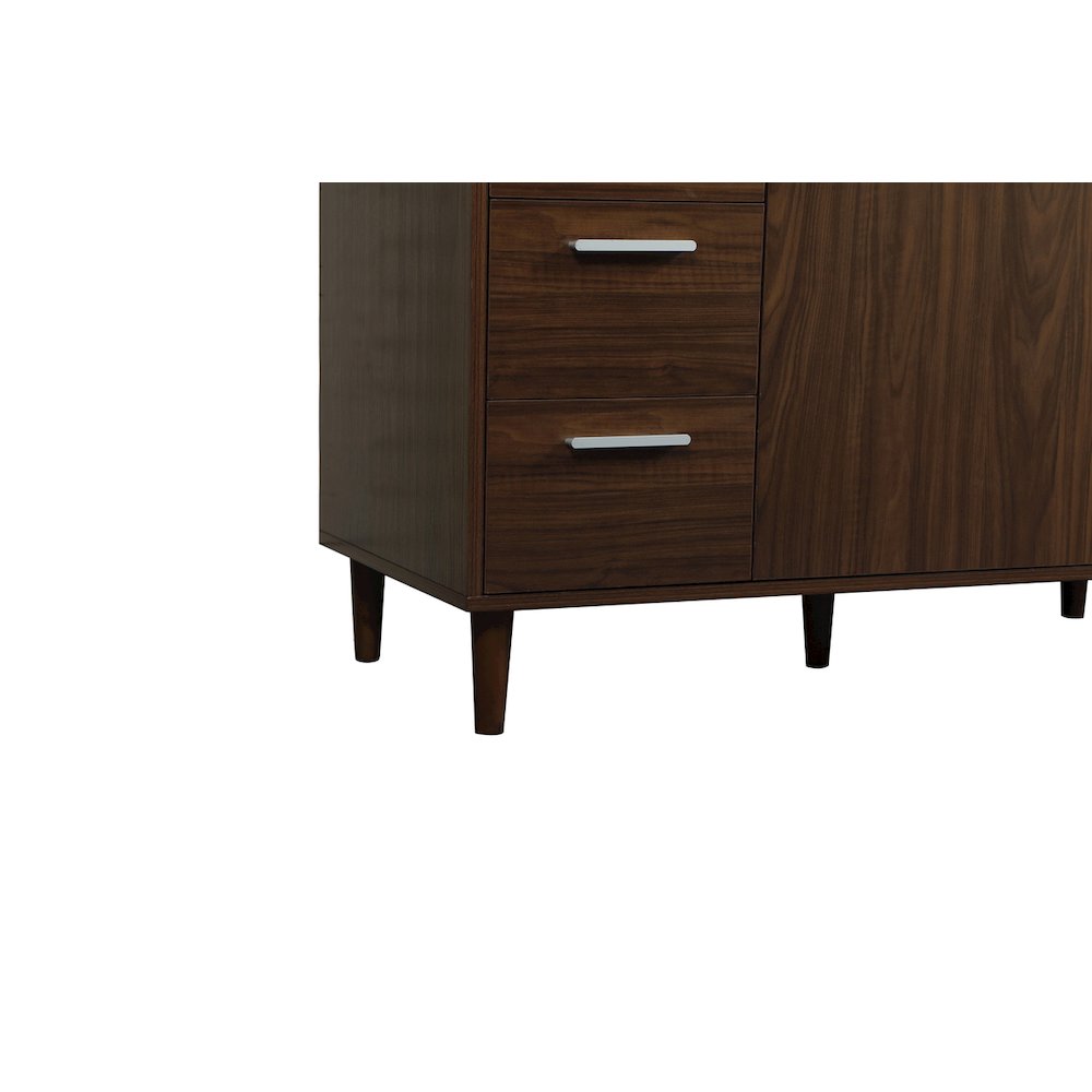48 inch bathroom vanity in Walnut