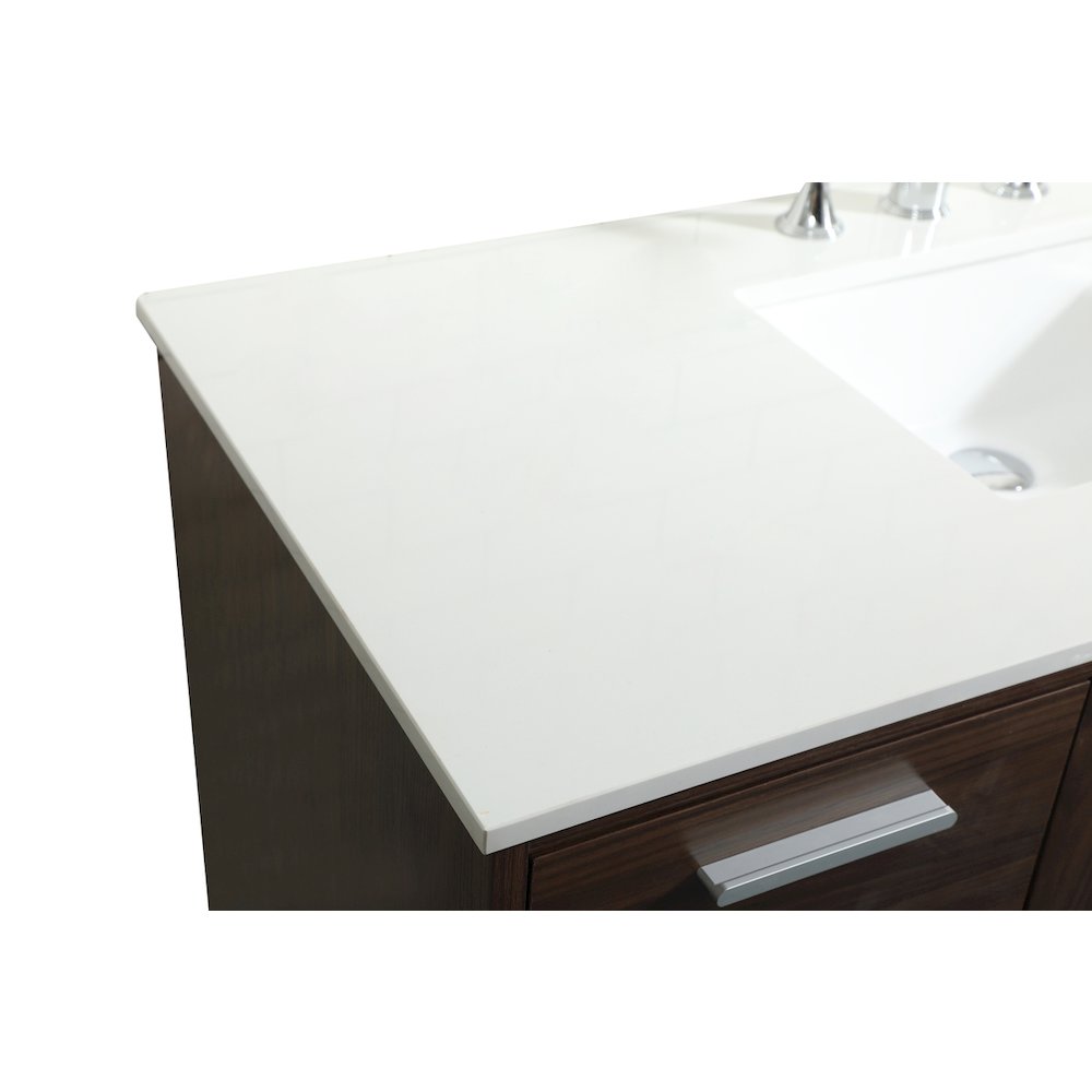 48 inch bathroom vanity in Walnut