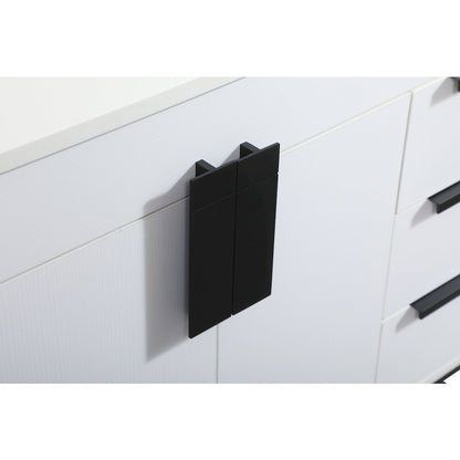 32 inch Single bathroom vanity in white