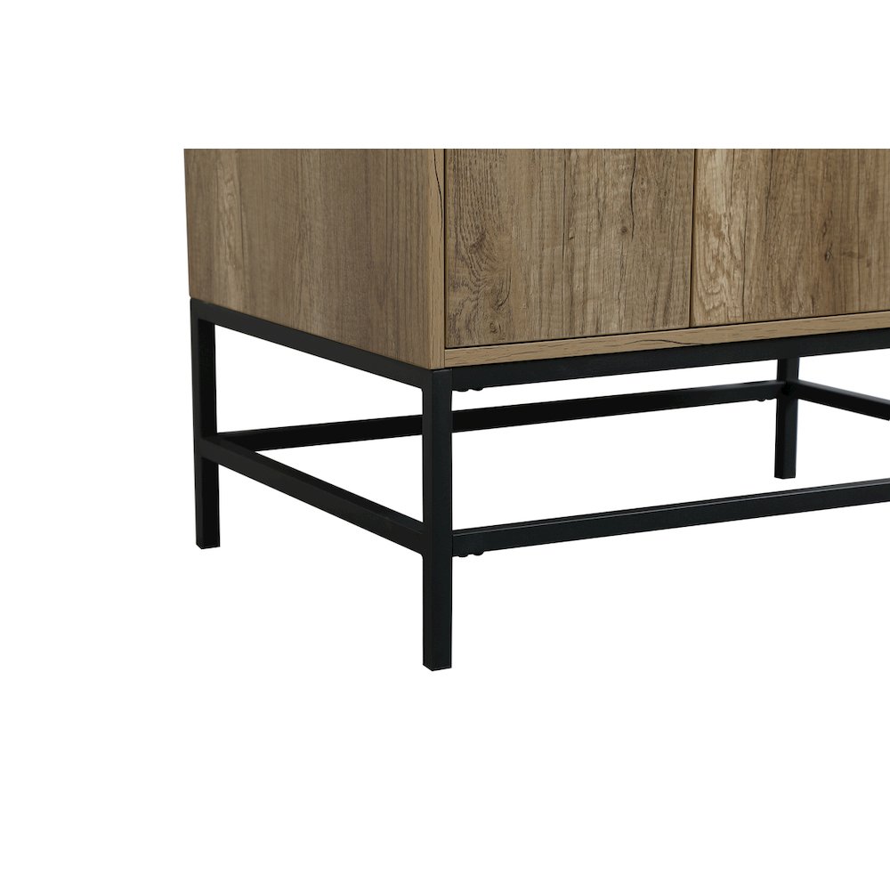 32 inch Single bathroom vanity in natural oak
