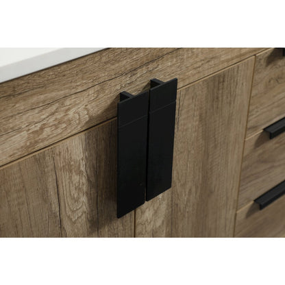 32 inch Single bathroom vanity in natural oak