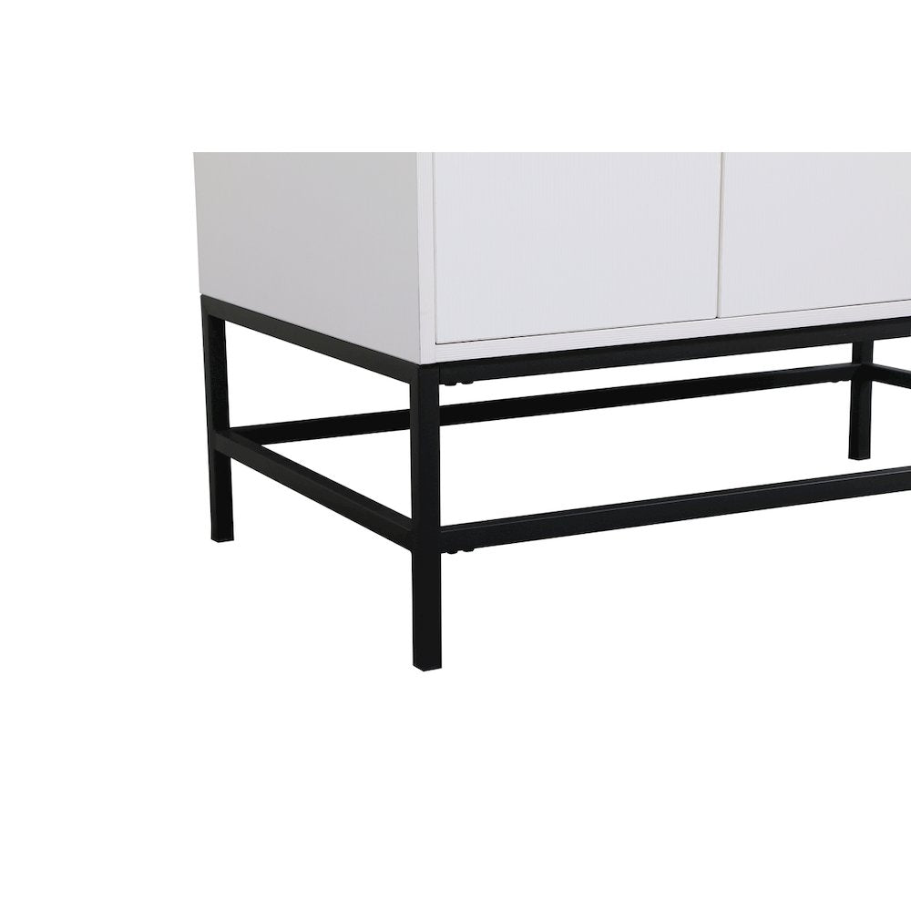 36 inch Single bathroom vanity in white