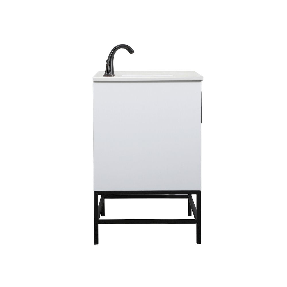 36 inch Single bathroom vanity in white