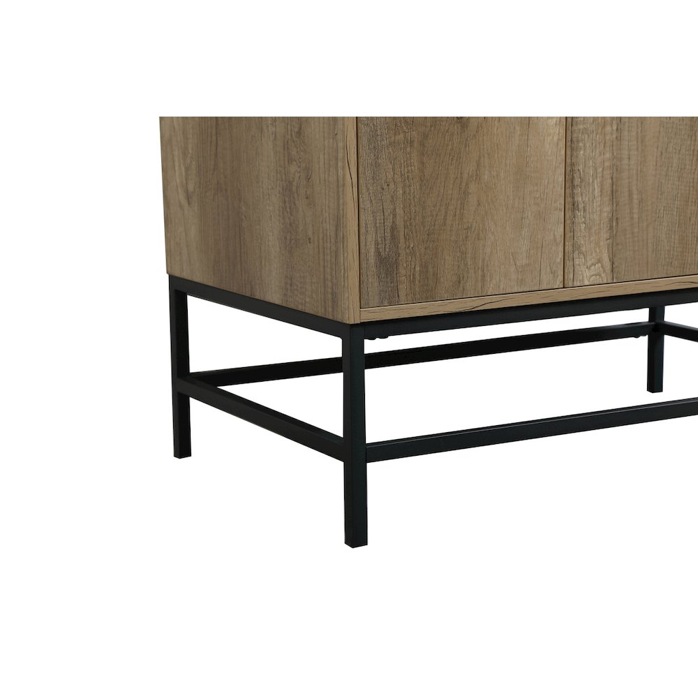 36 inch Single bathroom vanity in natural oak