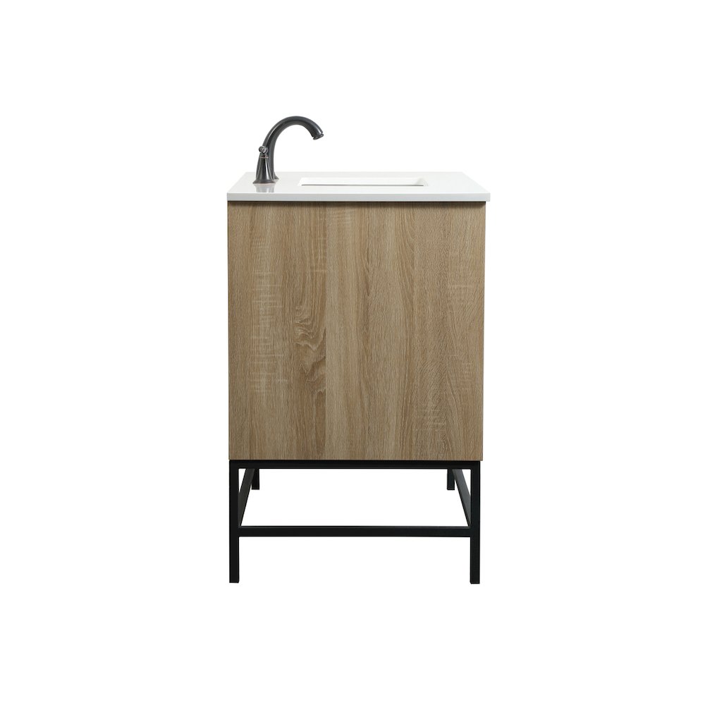 42 inch Single bathroom vanity in mango wood