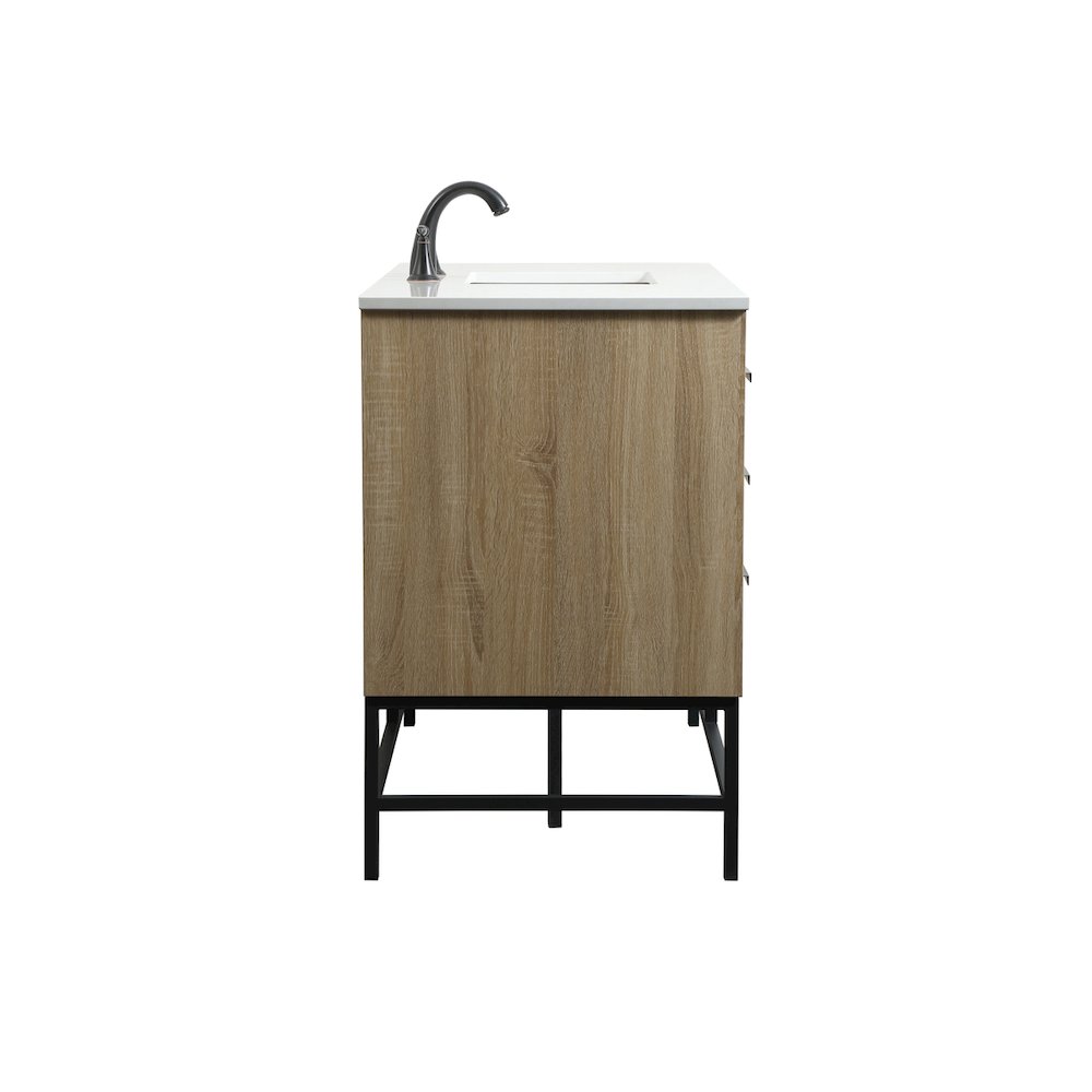 48 inch Single bathroom vanity in mango wood