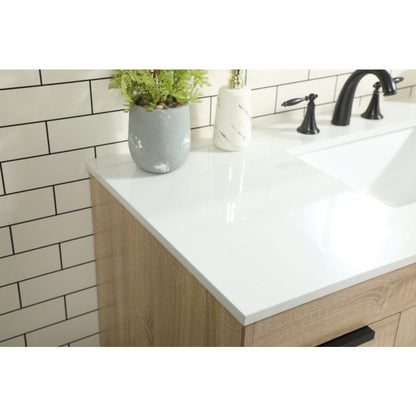 48 inch Single bathroom vanity in mango wood