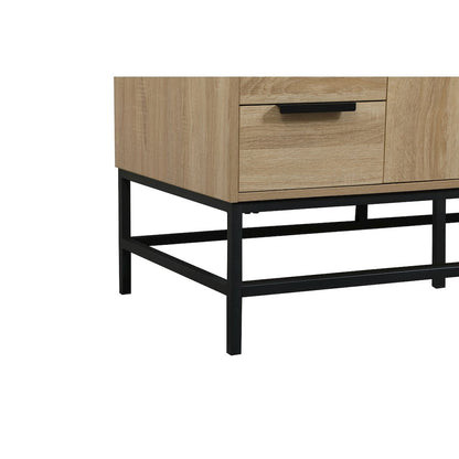 48 inch Single bathroom vanity in mango wood