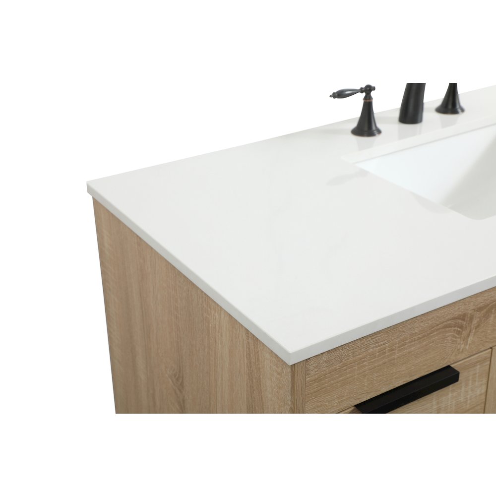 48 inch Single bathroom vanity in mango wood
