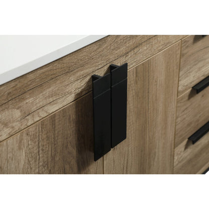 48 inch Single bathroom vanity in natural oak
