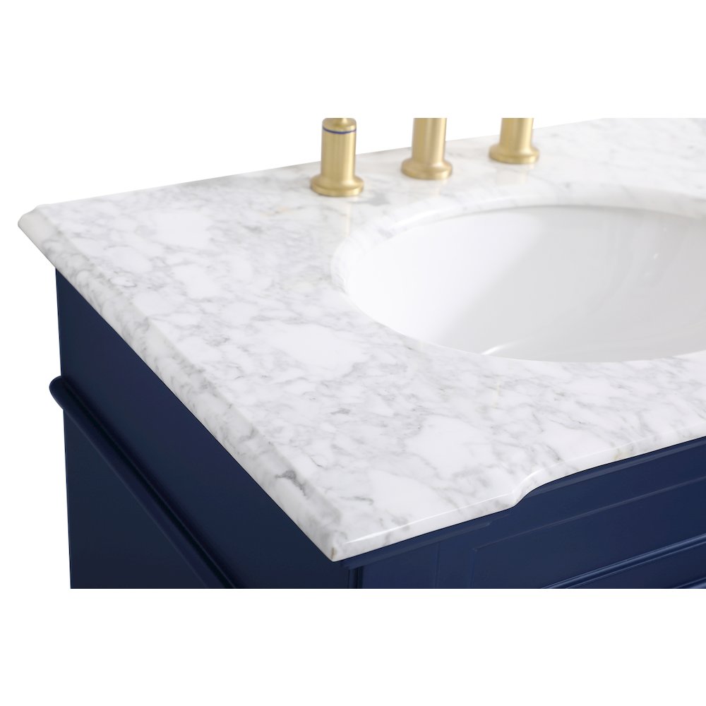 30 inch Single Bathroom Vanity set in Blue