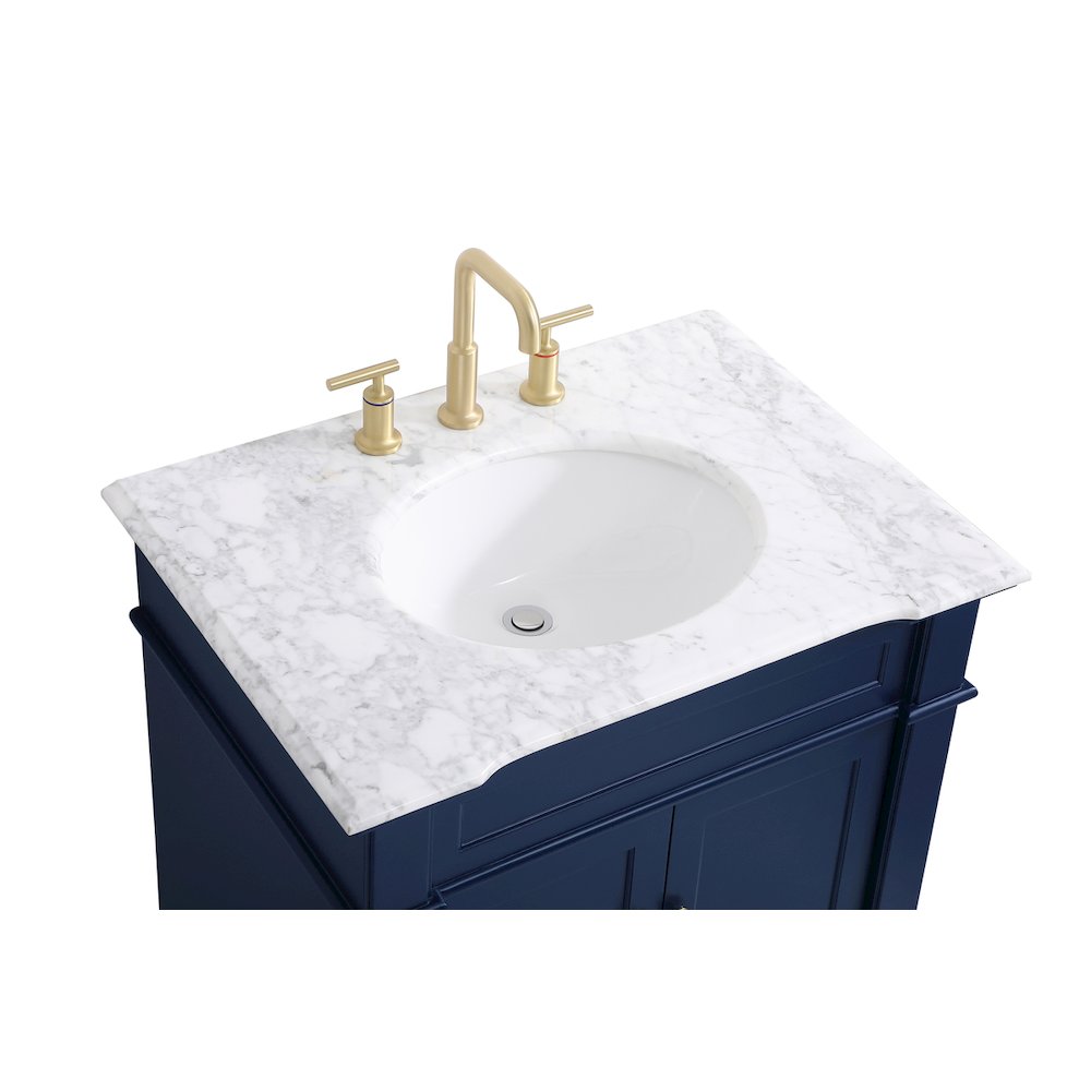 30 inch Single Bathroom Vanity set in Blue