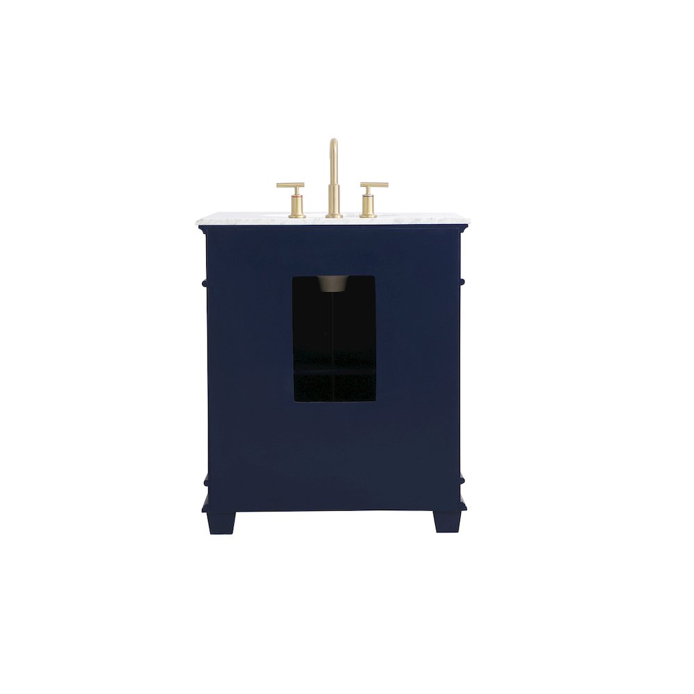 30 inch Single Bathroom Vanity set in Blue