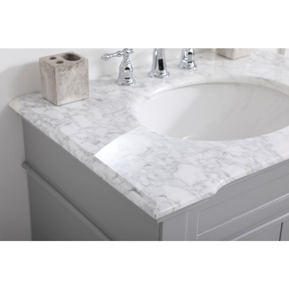 30 inch Single Bathroom Vanity set in Grey