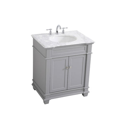 30 inch Single Bathroom Vanity set in Grey