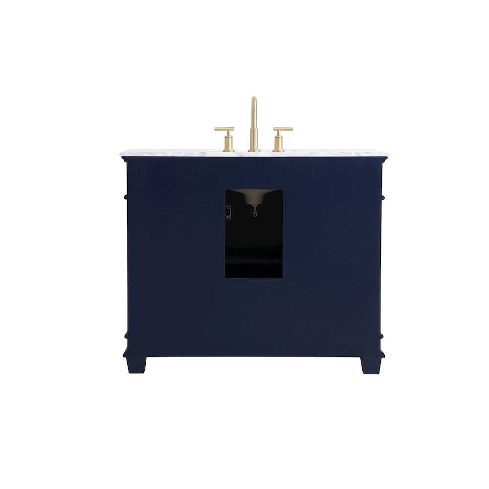 42 inch Single Bathroom Vanity set in Blue