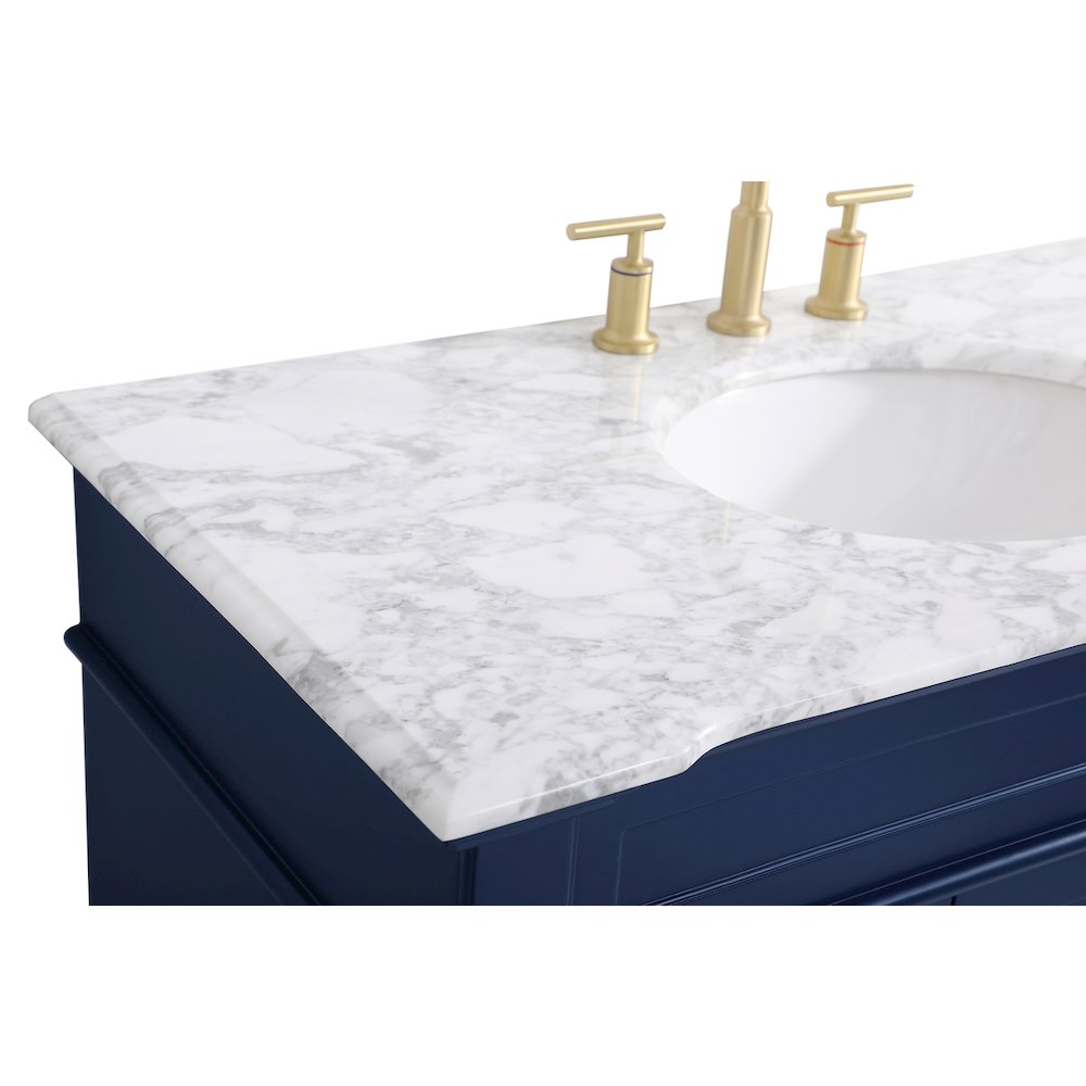 42 inch Single Bathroom Vanity set in Blue