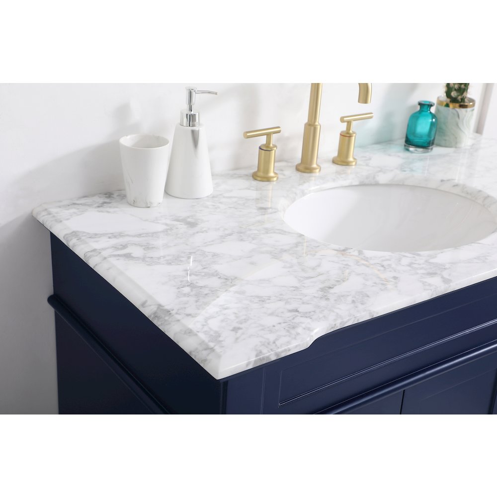 42 inch Single Bathroom Vanity set in Blue