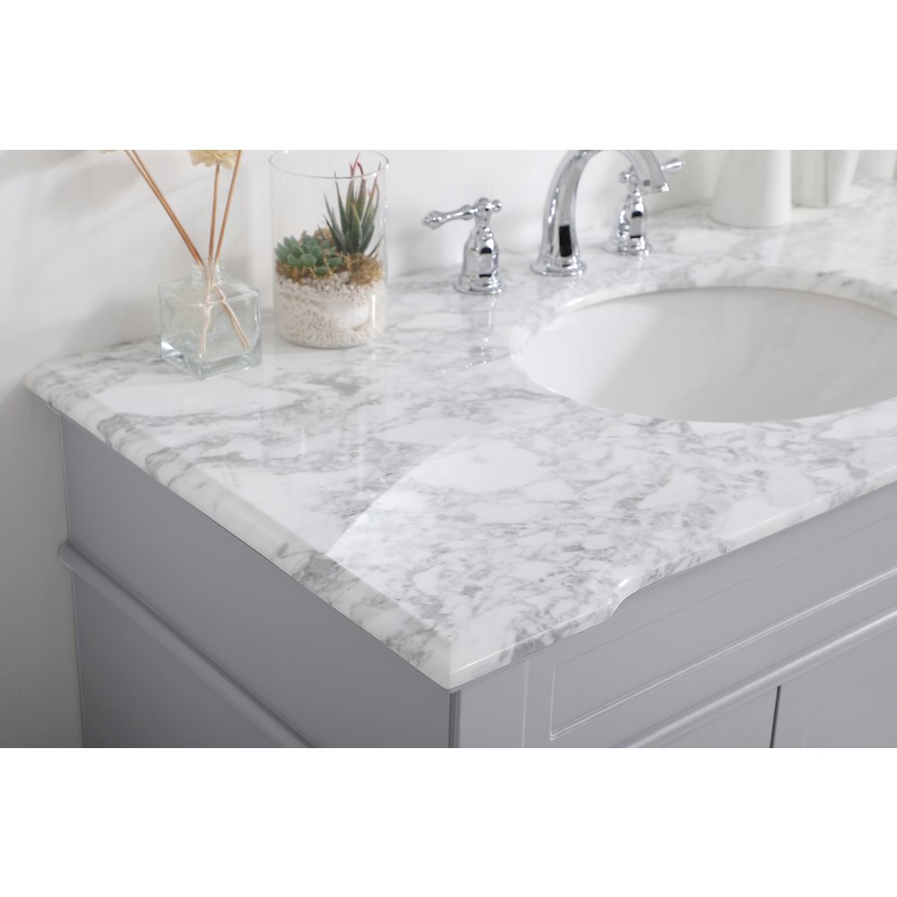 42 inch Single Bathroom Vanity set in Grey
