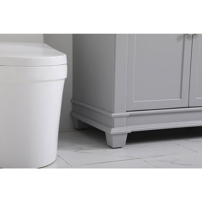 42 inch Single Bathroom Vanity set in Grey