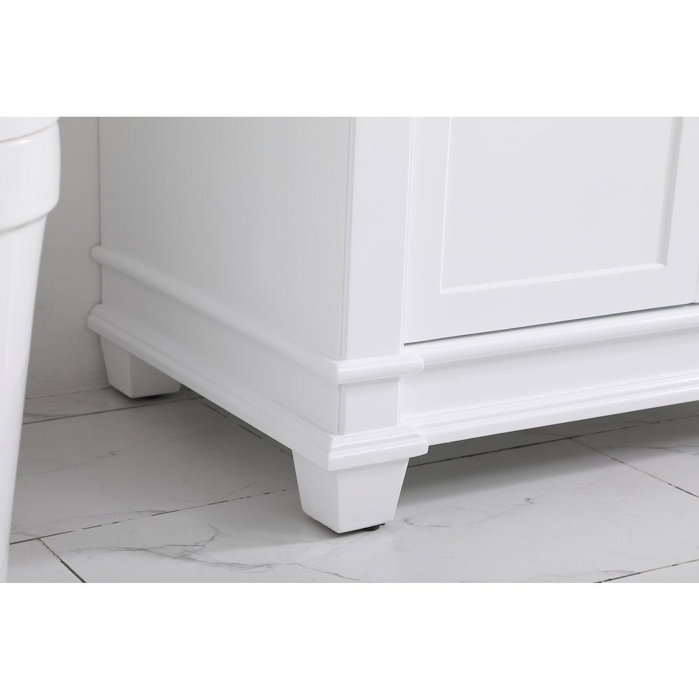 42 inch Single Bathroom Vanity set in White