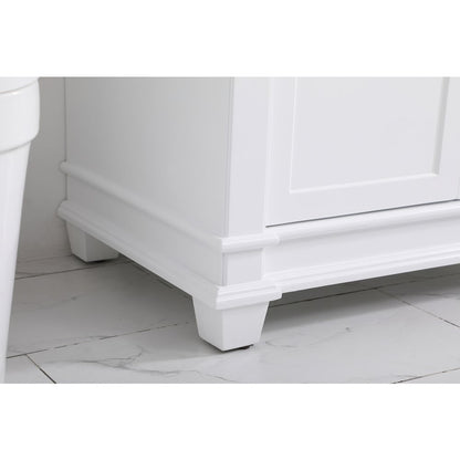 42 inch Single Bathroom Vanity set in White