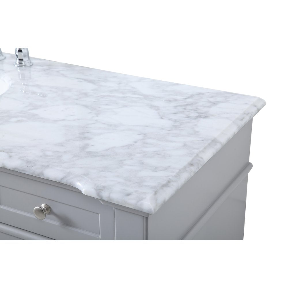 60 inch Single Bathroom Vanity set in Grey