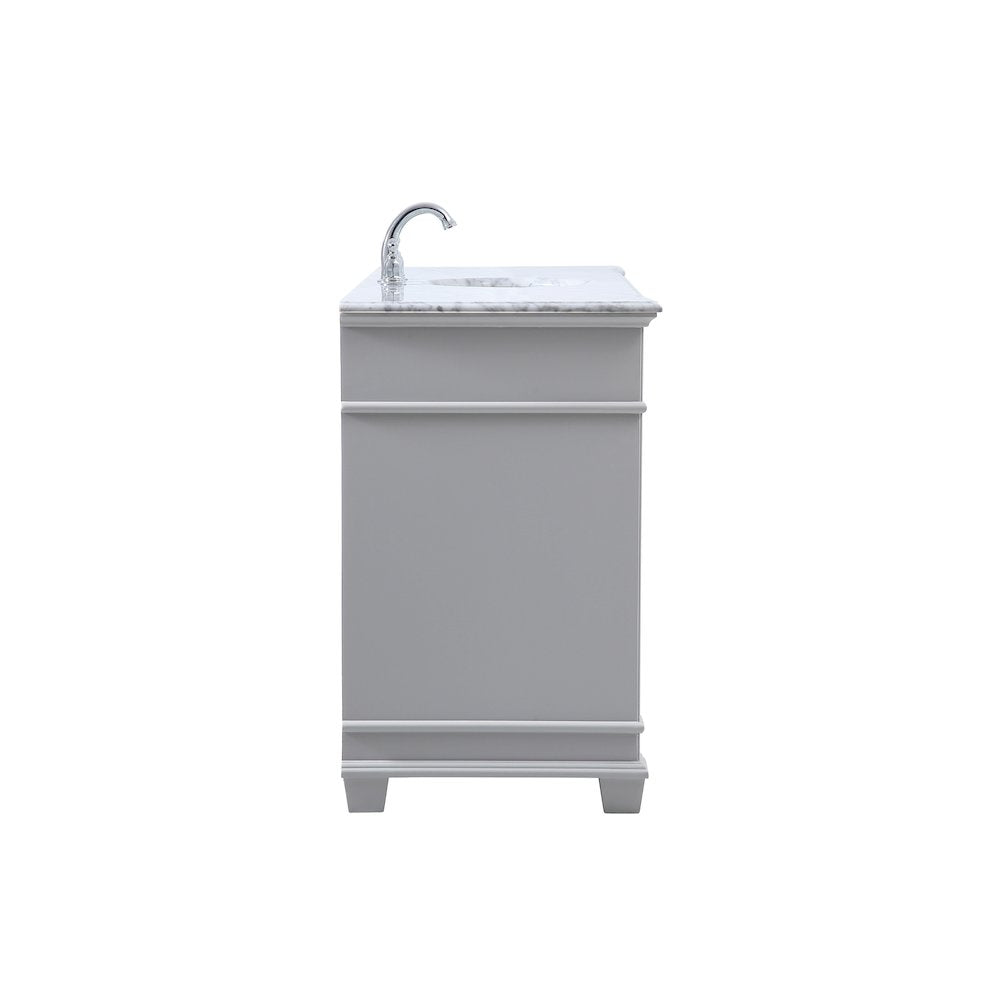 60 inch Single Bathroom Vanity set in Grey
