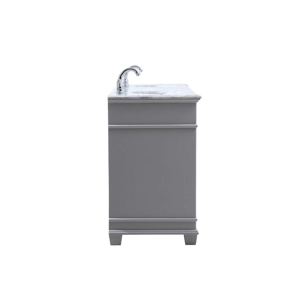 72 inch Double Bathroom Vanity set in Grey