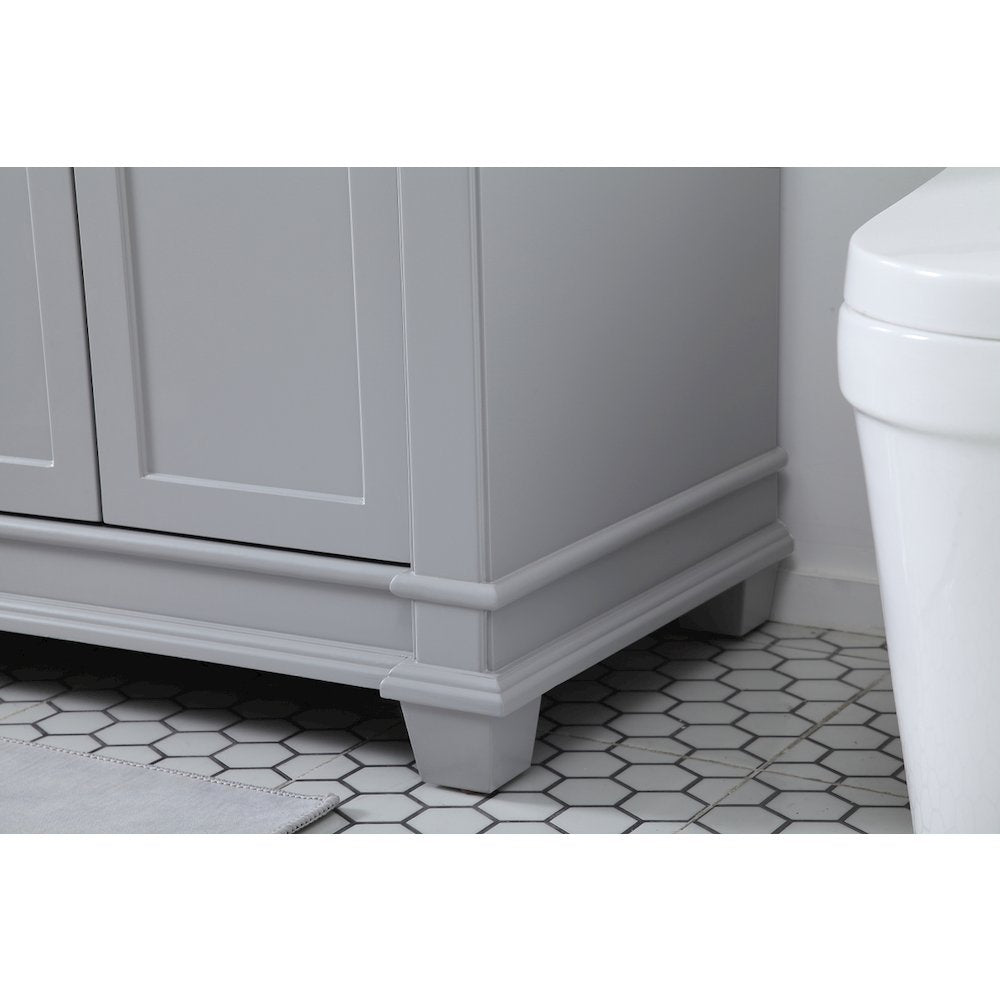 72 inch Double Bathroom Vanity set in Grey