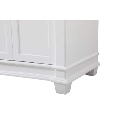 72 inch Double Bathroom Vanity set in White