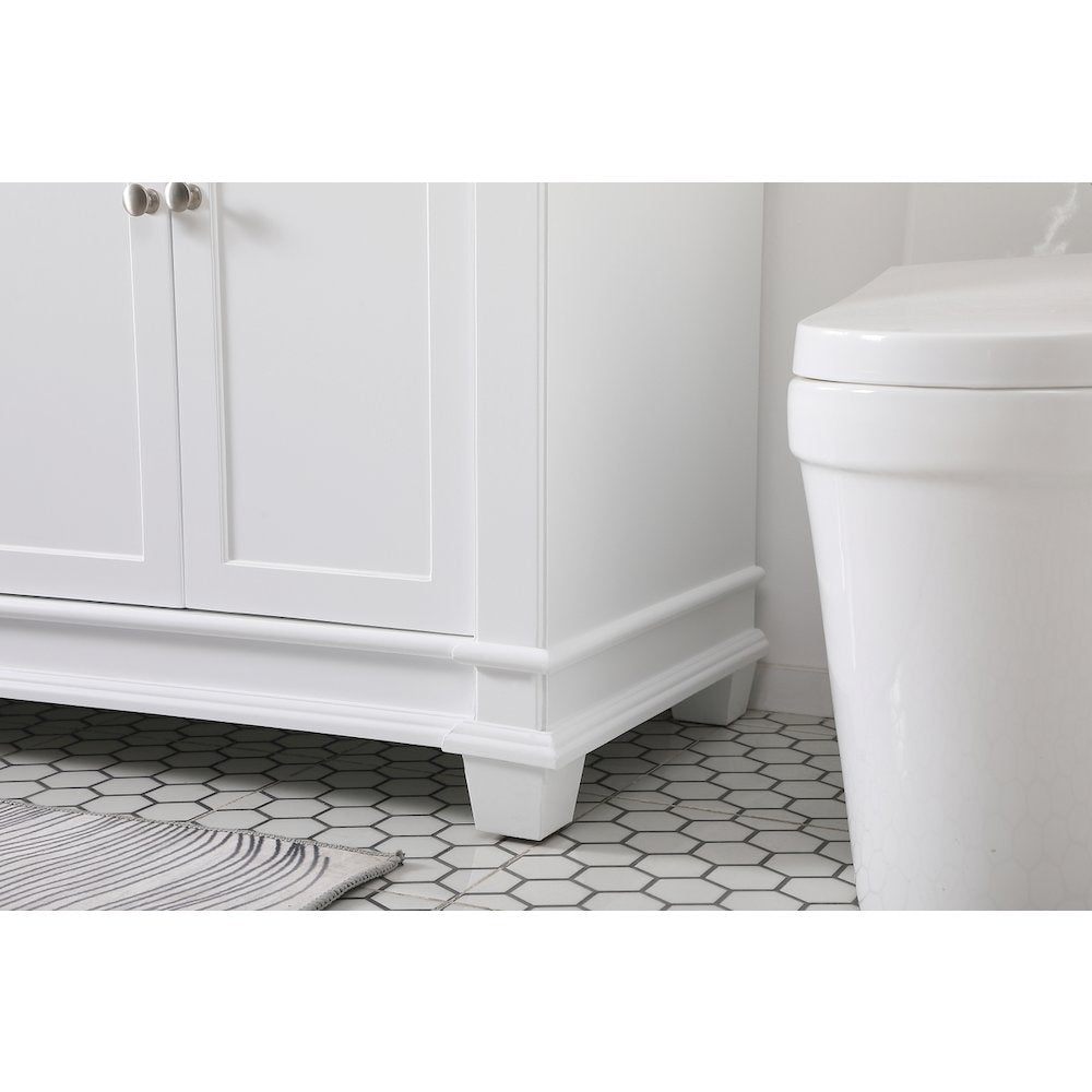 72 inch Double Bathroom Vanity set in White