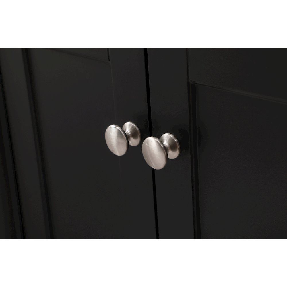 24 inch Single bathroom vanity set in black