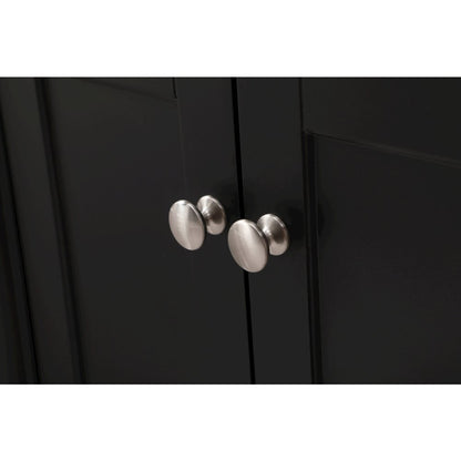 24 inch Single bathroom vanity set in black