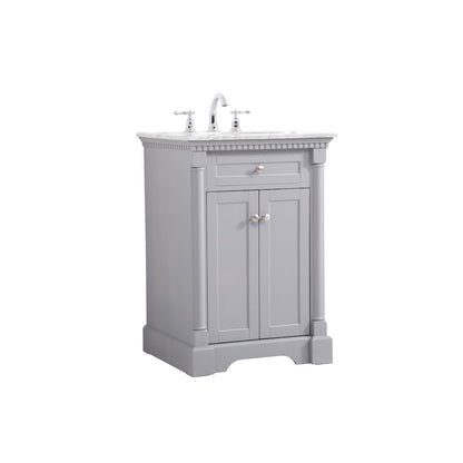 24 inch Single bathroom vanity in  Grey