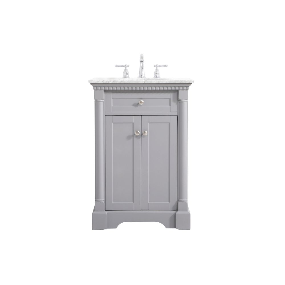 24 inch Single bathroom vanity in  Grey