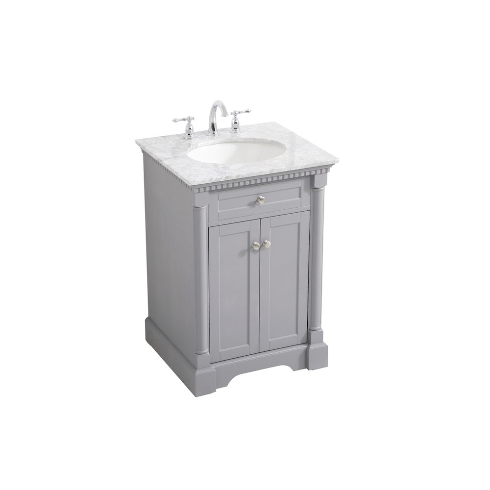 24 inch Single bathroom vanity in  Grey