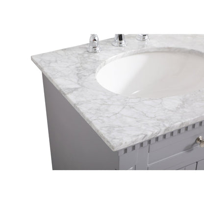 24 inch Single bathroom vanity in  Grey