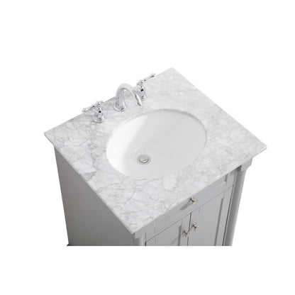 24 inch Single bathroom vanity in  Grey