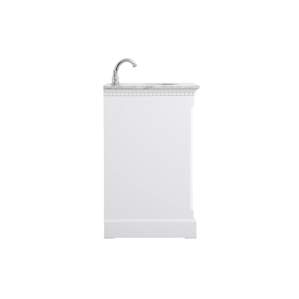 24 inch Single bathroom vanity in  White