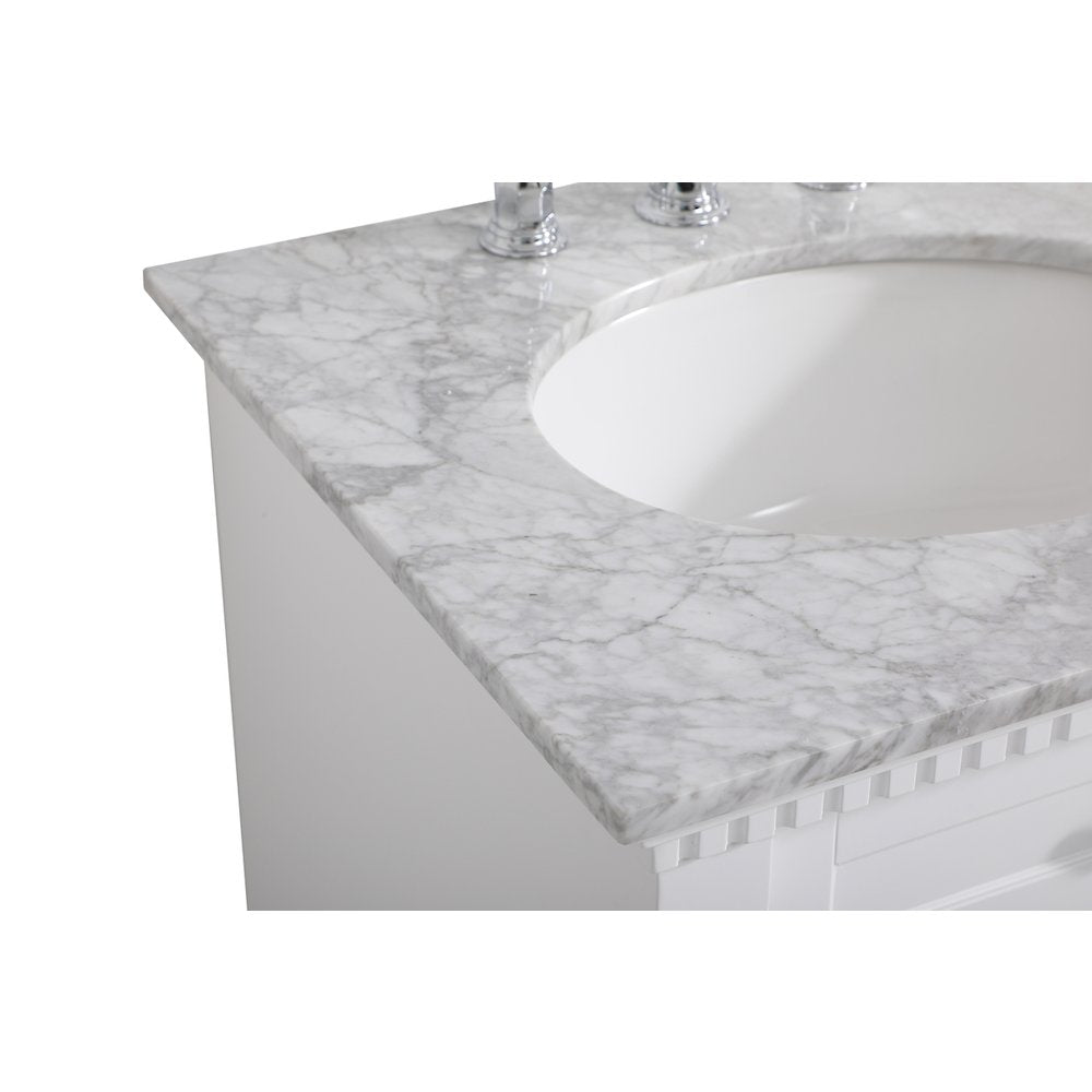 24 inch Single bathroom vanity in  White