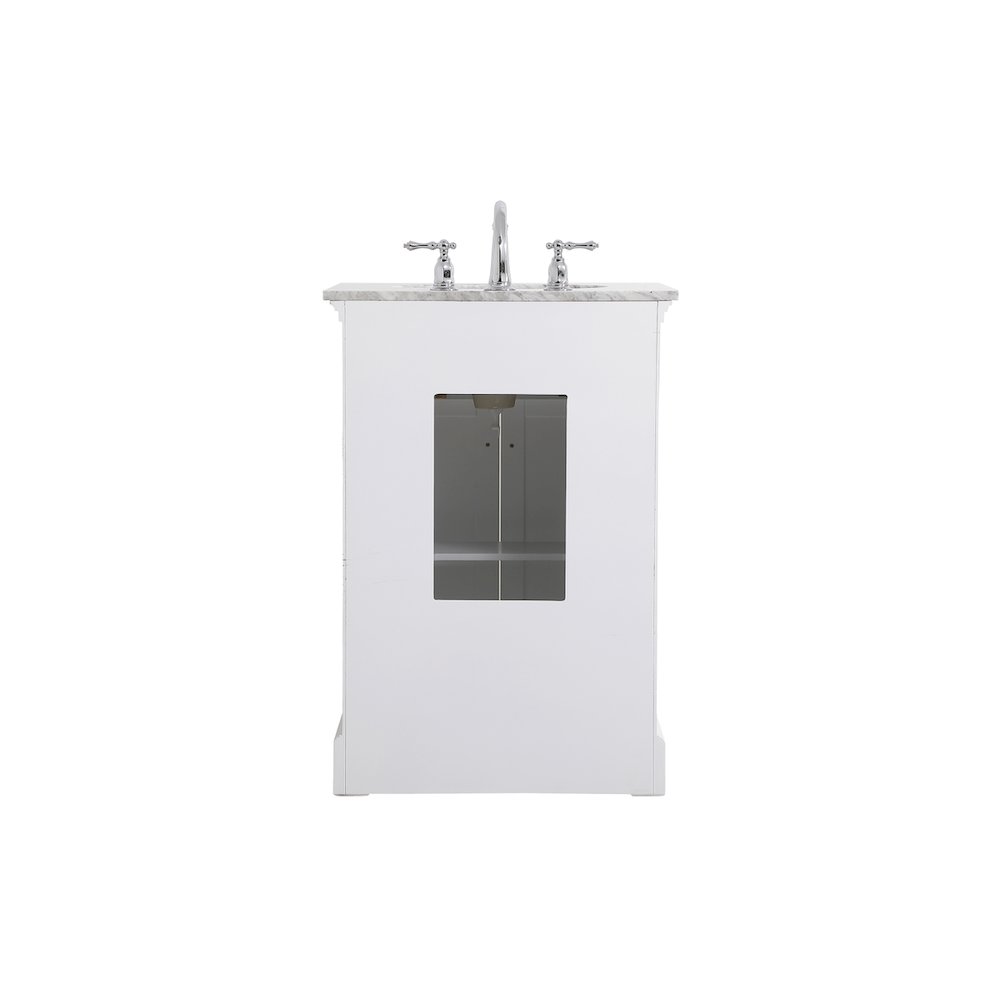 24 inch Single bathroom vanity in  White