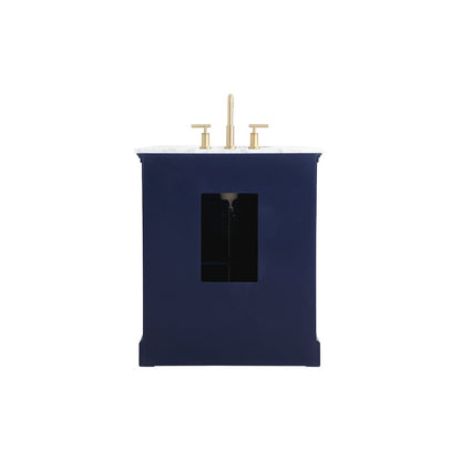 30 inch Single bathroom vanity in  Blue