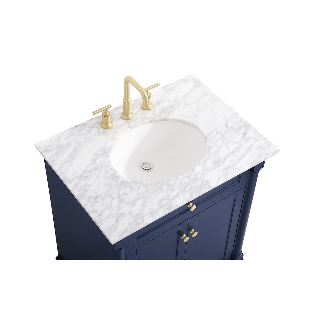 30 inch Single bathroom vanity in  Blue