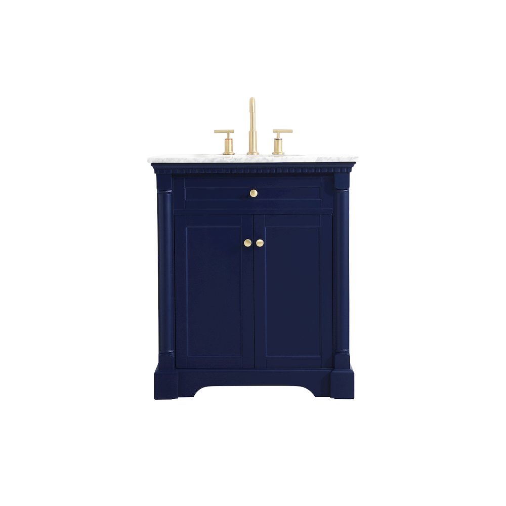 30 inch Single bathroom vanity in  Blue