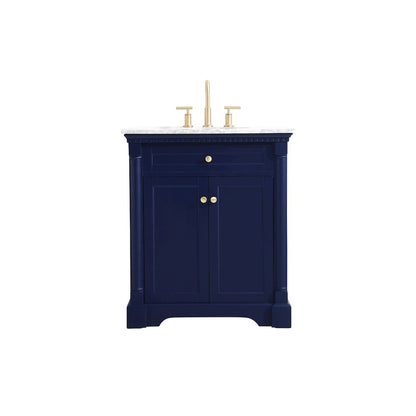 30 inch Single bathroom vanity in  Blue
