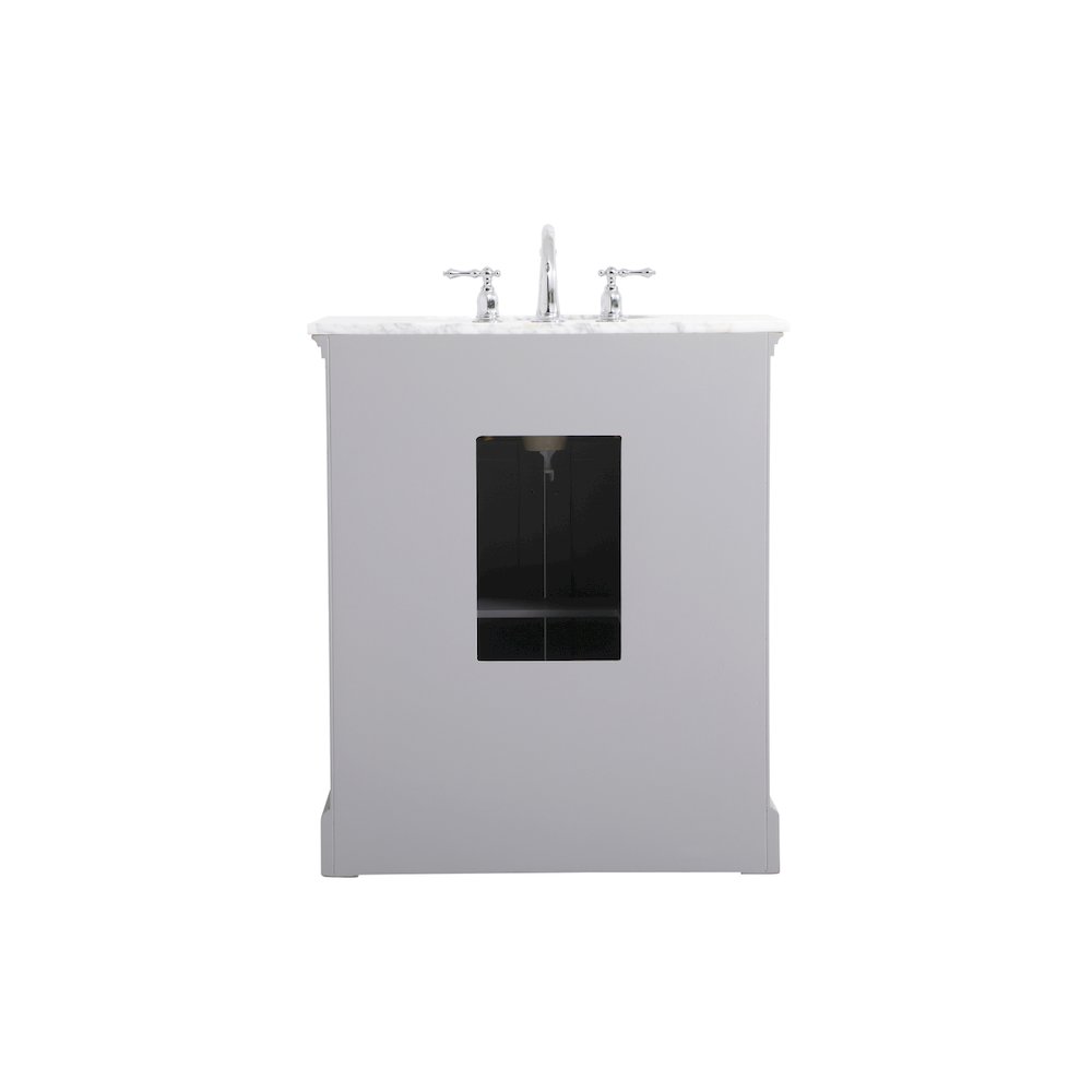 30 inch Single bathroom vanity in  Grey